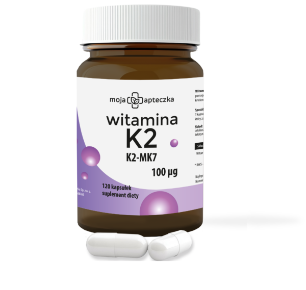 Witamina K2-MK7 100 μg - 120 kapsułek