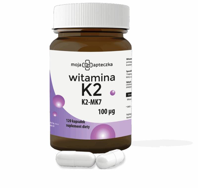 Witamina K2-MK7 100 μg - 120 kapsułek