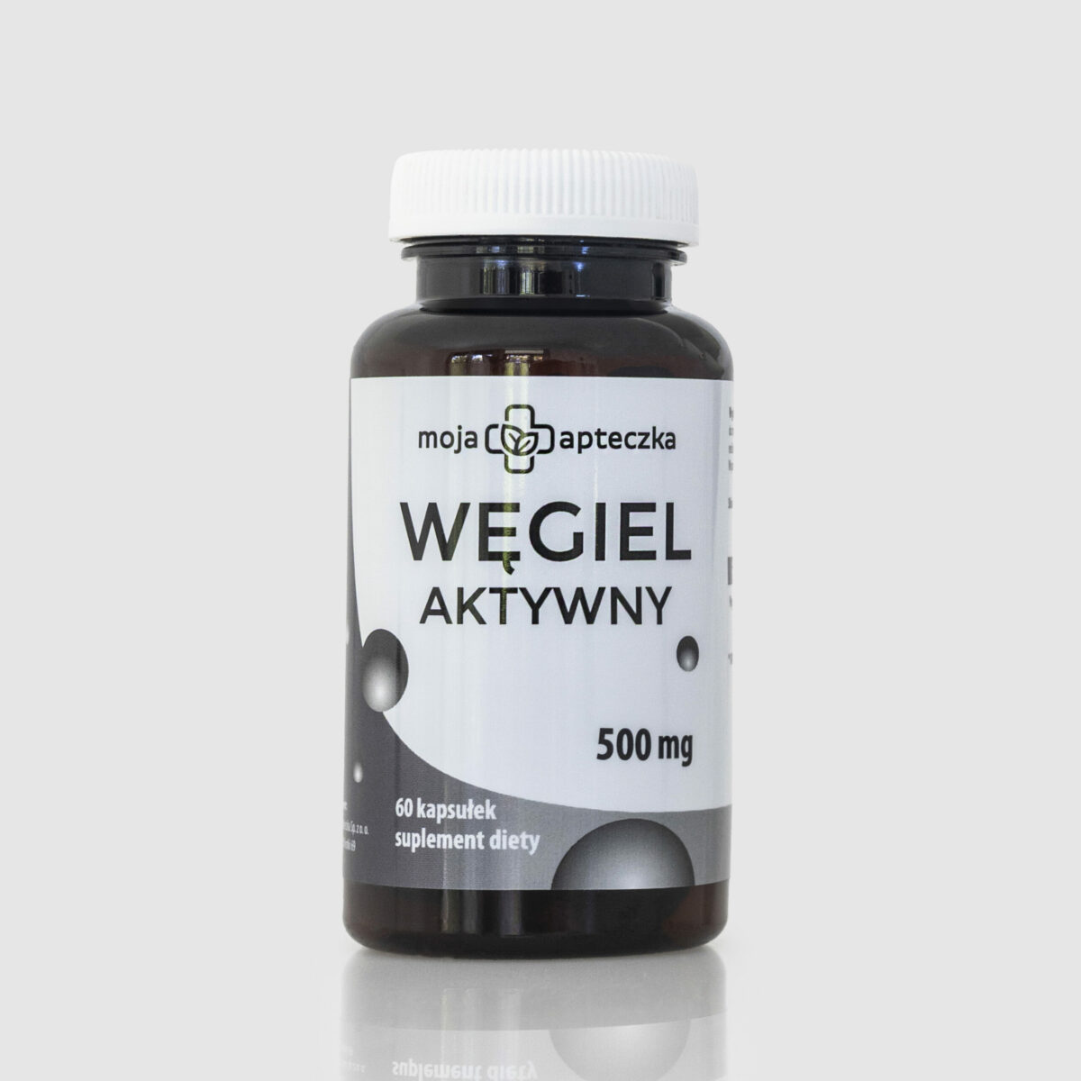 Węgiel aktywny 500 mg &ndash; 60 kapsułek | Detox i ulga na gaz