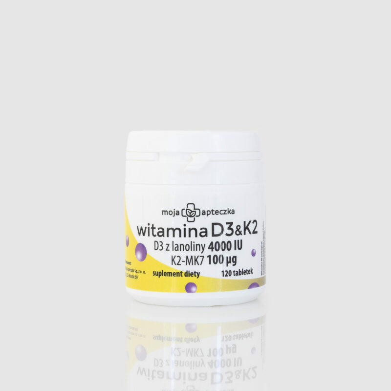 Witamina D3 z lanoliny + K2 MK7 — tabletki - obrazek 3