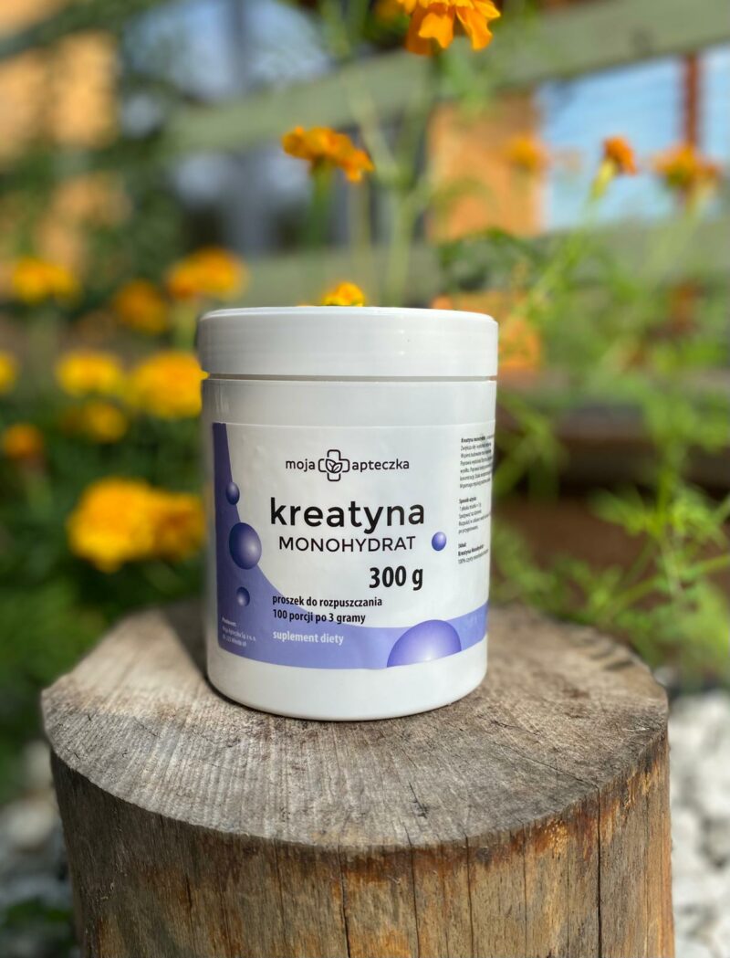 Kreatyna Monohydrat 300 g – czysty suplement wspierający siłę i regenerację